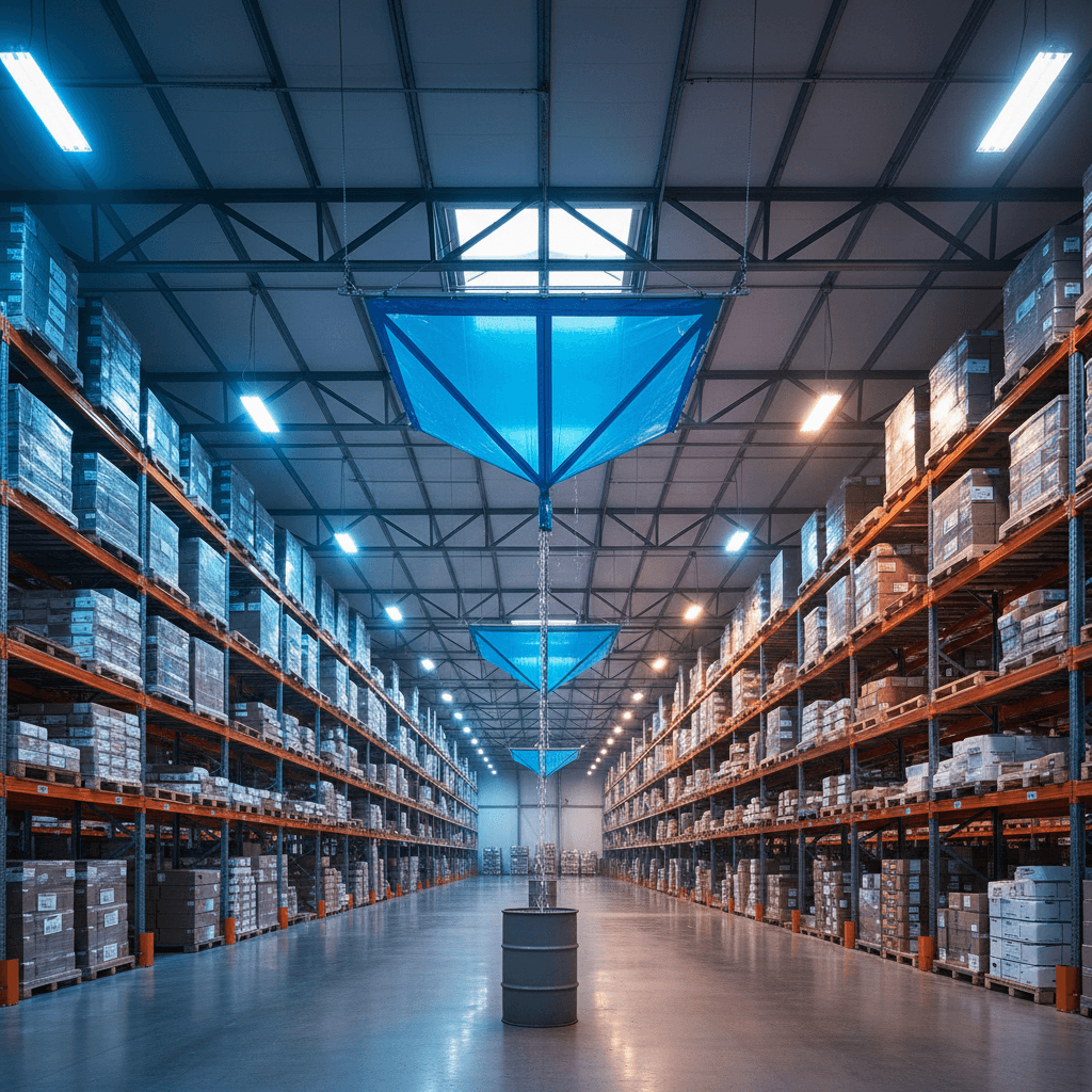 Warehouse leak protection